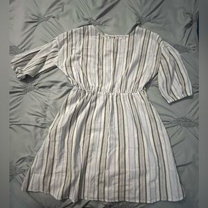 Love Sadie pullover cotton stripped dress NWOT.
